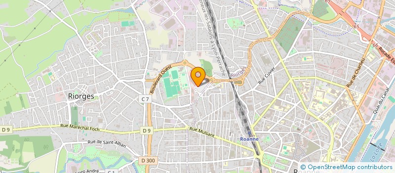 localisation de l'entreprise MATEVA à RIORGES
