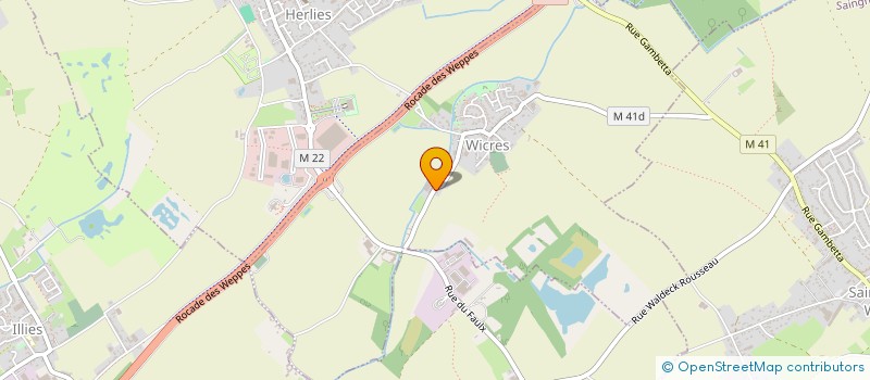 localisation de l'entreprise MATEVA à WICRES