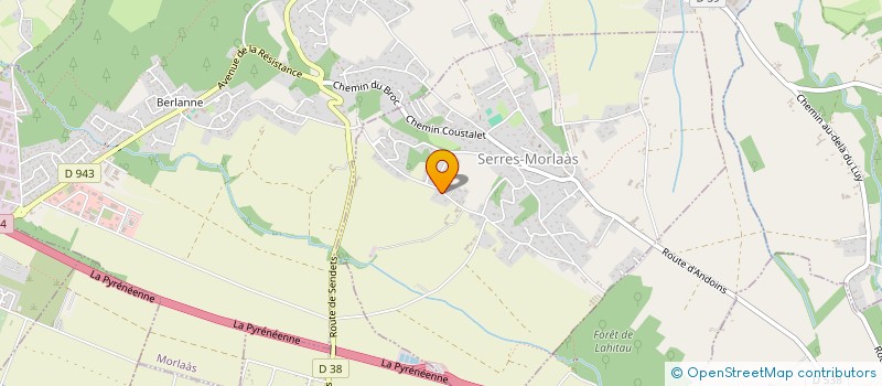 localisation de l'entreprise MATEVA IMMOBILIER  SERRES-MORLAAS