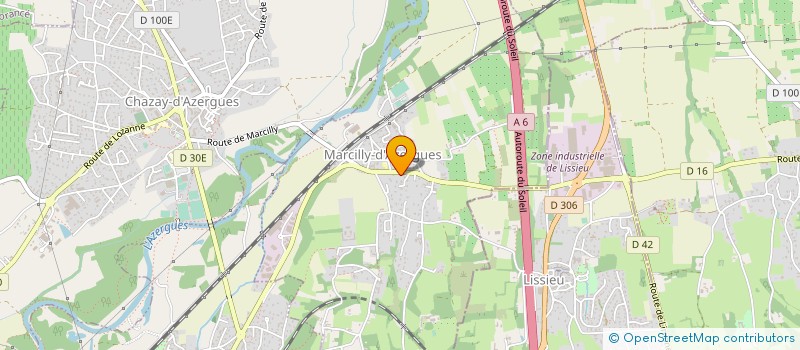 localisation de l'entreprise MATFER BOURGEAT CORPORATE  CHAZAY-D'AZERGUES