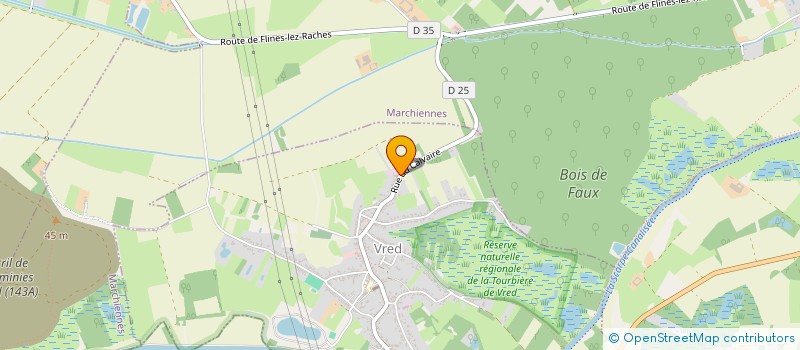 localisation de l'entreprise MATFOR  VRED