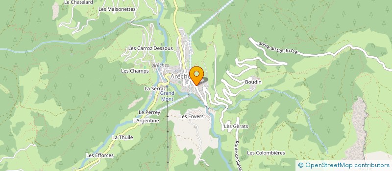 localisation de l'entreprise MATFOREST à BEAUFORT