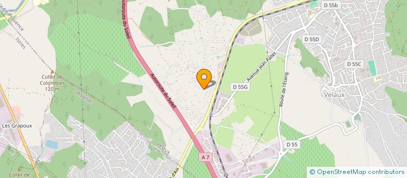 localisation de l'entreprise MATGANE  VELAUX