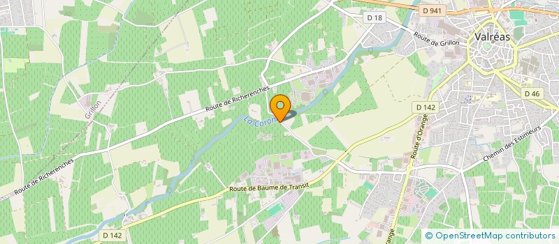localisation de l'entreprise MATH à VALREAS
