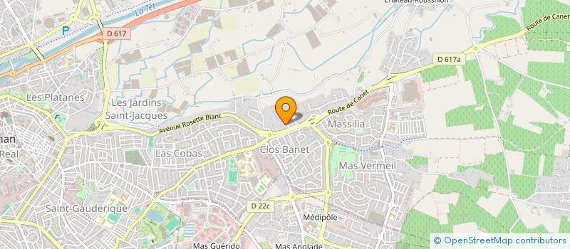 localisation de l'entreprise MATH à PERPIGNAN