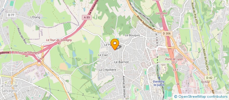 localisation de l'entreprise MATH  DARDILLY