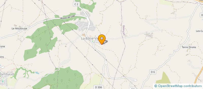 localisation de l'entreprise MATH-CHAUFFAGE  LA BATIE-VIEILLE