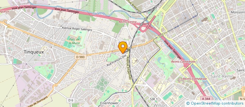 localisation de l'entreprise MATH INVEST  REIMS