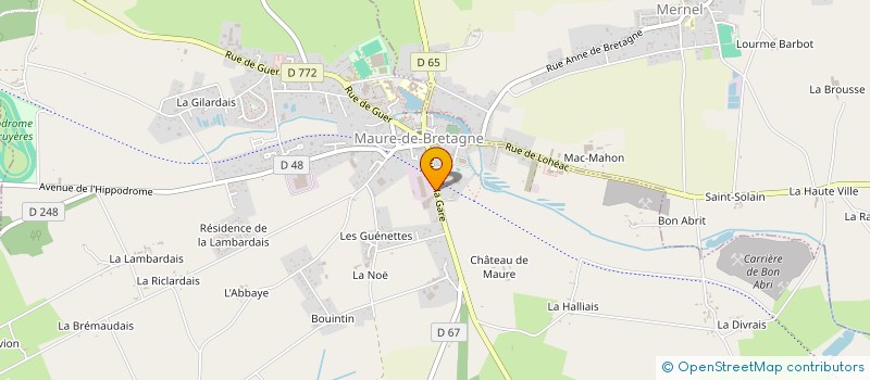localisation de l'entreprise MATH JACQ  VAL D'ANAST