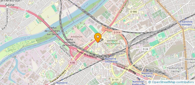 localisation de l'entreprise MATH NETTOYAGE PROPRETE  NANTERRE