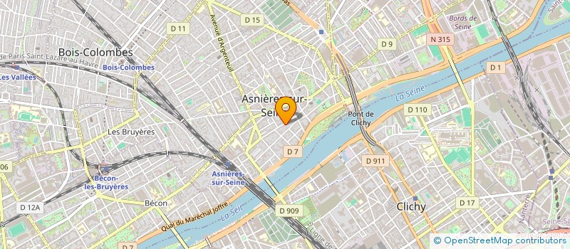 localisation de l'entreprise MATH-PLUS à ASNIERES-SUR-SEINE
