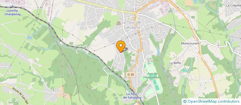 localisation de l'entreprise MATH SL  LA TOUR-DE-SALVAGNY