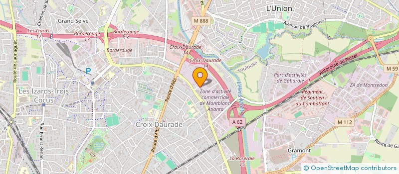 localisation de l'entreprise MATH'SPORT à TOULOUSE