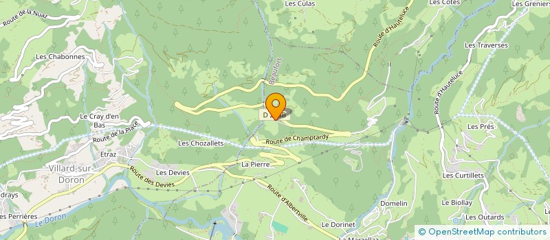 localisation de l'entreprise MATHA EVENT & PRODUCTION  BEAUFORT