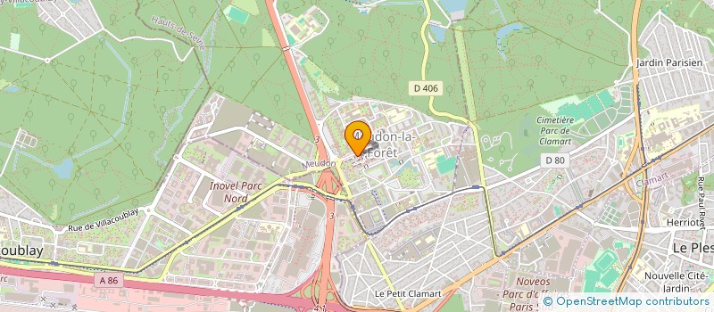 localisation de l'entreprise MATHAIDE à MEUDON