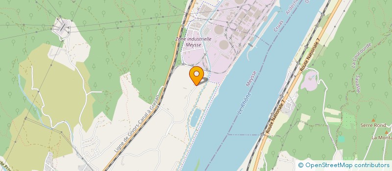 localisation de l'entreprise MATHALEX  MEYSSE