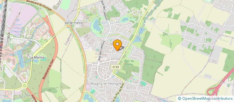 localisation de l'entreprise MATHALIZ  MAGNY-LE-HONGRE