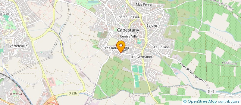 localisation de l'entreprise MATHALY AD PARTICIPATIONS  CABESTANY