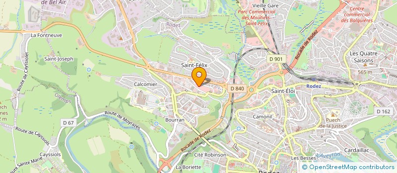 localisation de l'entreprise MATHANTO  RODEZ