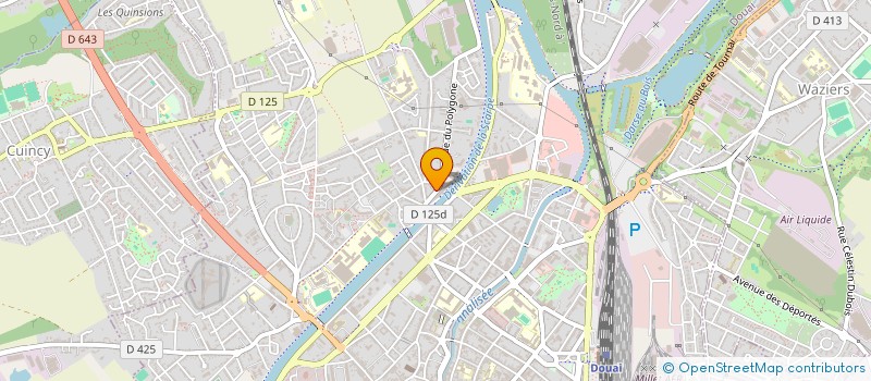 localisation de l'entreprise MATHAUDE à DOUAI