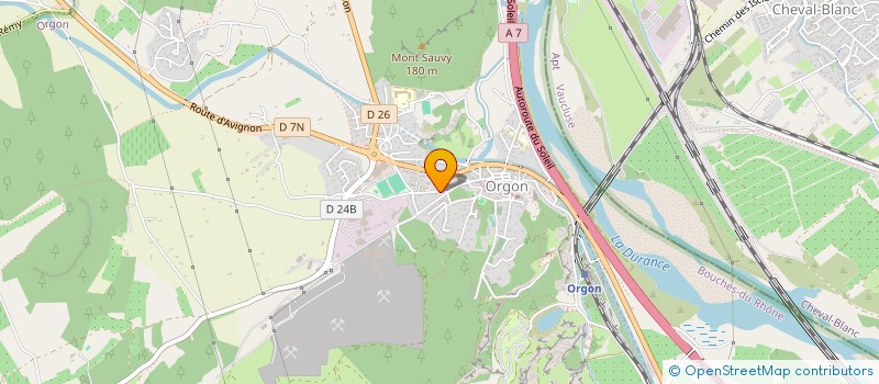 localisation de l'entreprise MATHAXCA  ORGON