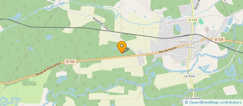 localisation de l'entreprise MATHCLOTH  SELLES-SAINT-DENIS