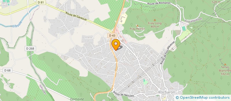 localisation de l'entreprise MATHDAM  ROCBARON