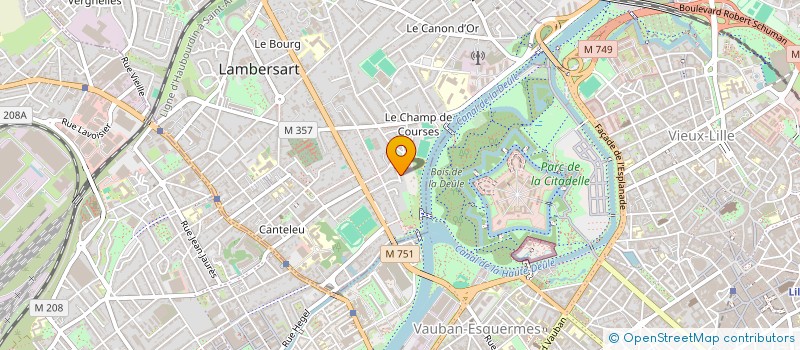 localisation de l'entreprise MATHE à LAMBERSART