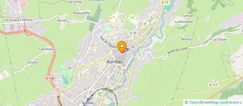 localisation de l'entreprise MATHE DELCAMP à AURILLAC