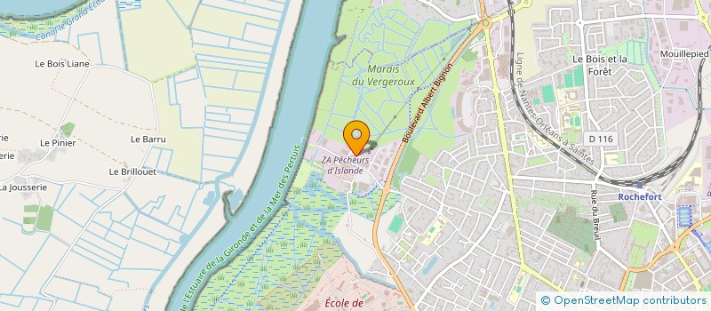 localisation de l'entreprise MATHE ET FILLE  ROCHEFORT