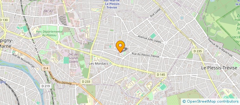 localisation de l'entreprise MATHE ROGER VLACICH GERARD  CHAMPIGNY-SUR-MARNE