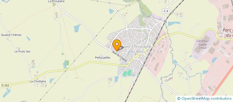 localisation de l'entreprise MATHECLELINE  SAINT-CHRISTOPHE-DU-BOIS