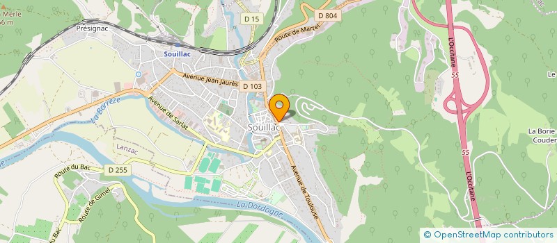 localisation de l'entreprise MATHED  SOUILLAC