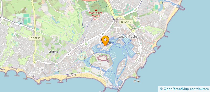 localisation de l'entreprise MATHEL FRANCE  AGDE