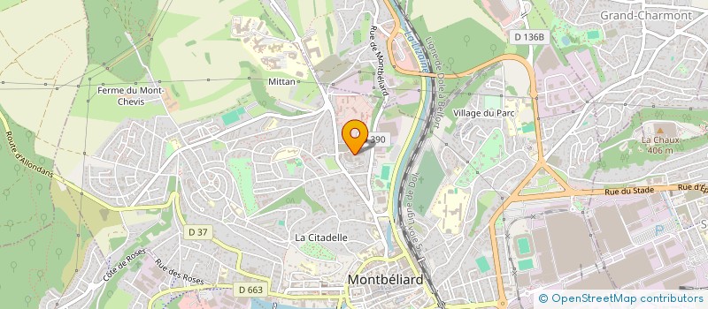 localisation de l'entreprise MATHELIA  MONTBELIARD