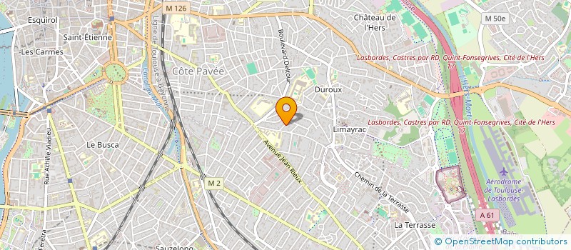 localisation de l'entreprise MATHELIE à TOULOUSE
