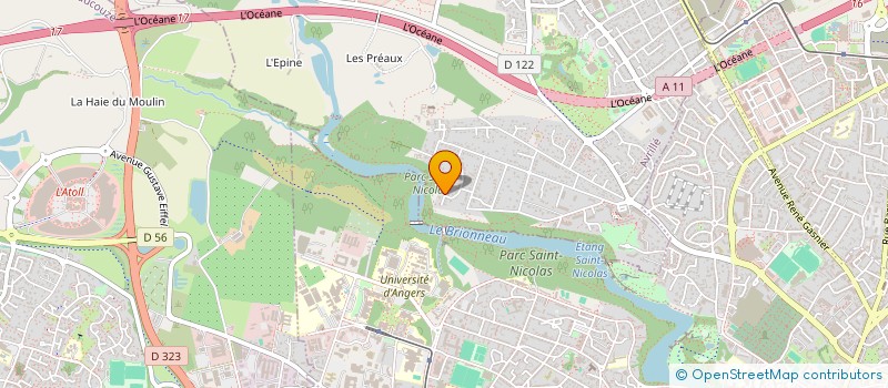 localisation de l'entreprise MATHELIS  AVRILLE