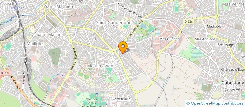 localisation de l'entreprise MATHELIS à PERPIGNAN
