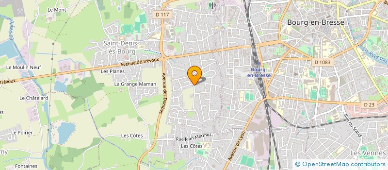 localisation de l'entreprise MATHELO à SAINT-DENIS-LES-BOURG