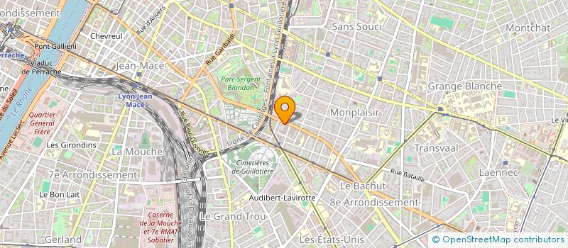 localisation de l'entreprise MATHELOT à LYON
