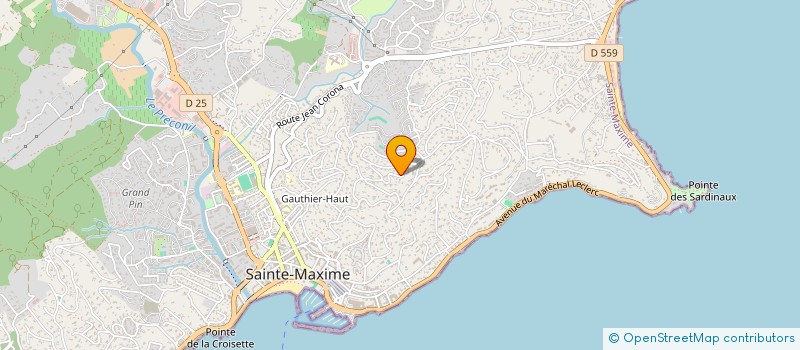 localisation de l'entreprise MATHEMI à SAINTE-MAXIME