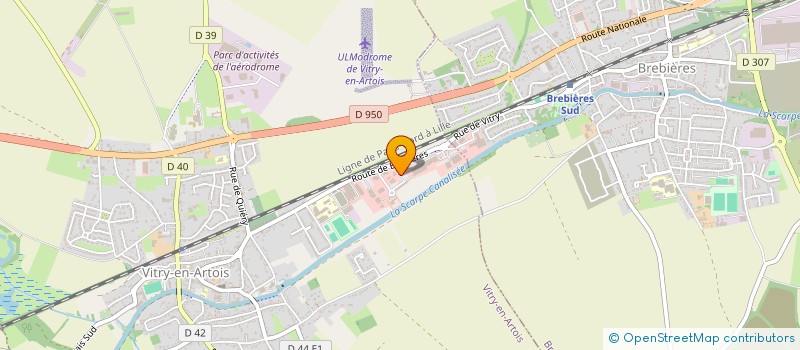 localisation de l'entreprise MATHENZO  VITRY EN ARTOIS