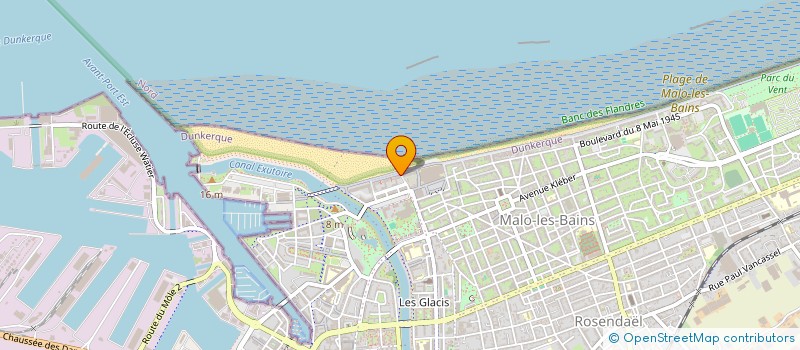 localisation de l'entreprise MATHEO  DUNKERQUE