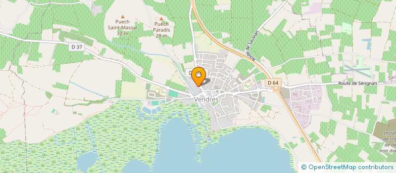 localisation de l'entreprise MATHEO  VENDRES