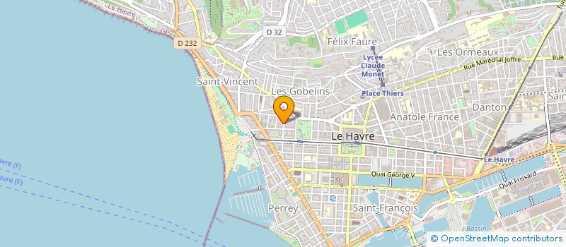 localisation de l'entreprise MATHEO à LE HAVRE