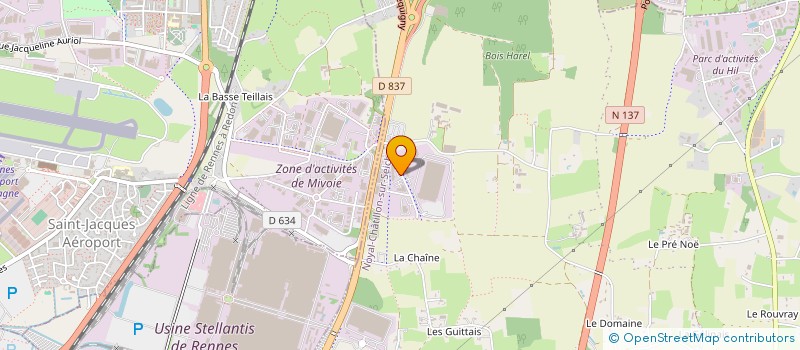 localisation de l'entreprise MATHEO 95 à RENNES