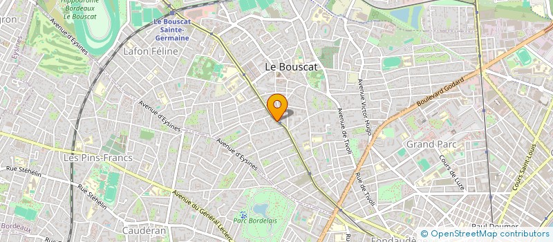 localisation de l'entreprise MATHEO LE BOUSCAT  LE BOUSCAT