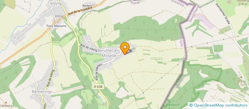 localisation de l'entreprise MATHEOINVEST  BERVILLER-EN-MOSELLE