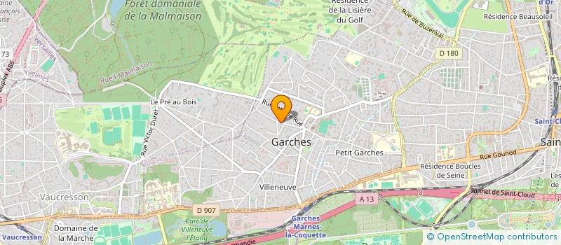 localisation de l'entreprise MATHEORA à GARCHES