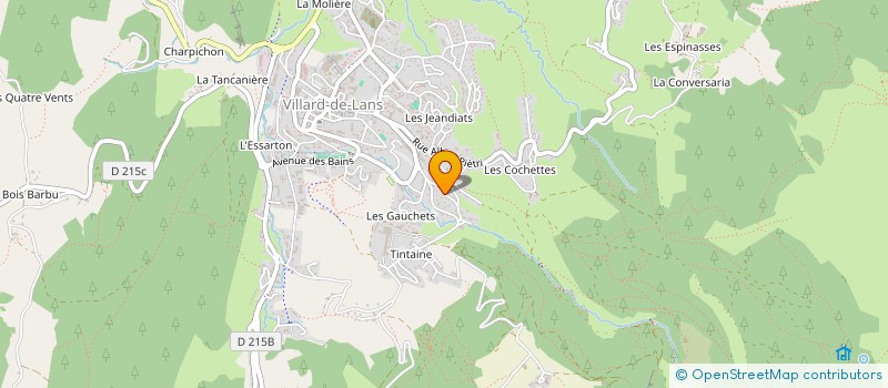 localisation de l'entreprise MATHERON HELENE ET JOSETTE  VILLARD-DE-LANS